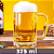 Jogo 6 Canecas Para Chopp Cerveja Vidro Grosso 375ml Premium - Imagem 3