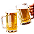 Jogo 6 Canecas Para Chopp Cerveja Vidro Grosso 375ml Premium - Imagem 2