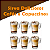 Jogo De Canecas Café 6 Pçs Vidro 230ml Capuccino Vancouver - Imagem 3