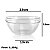 Jogo 2 Tigelas Bowl Vidro 2.1 Lts Saladeira Fruta Multiuso - Imagem 4