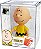Fandom Box Boneco Colecionável Lider 027- Charlie Brown 12cm - Imagem 1
