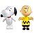 Coleção Boneco Snoopy E Charlie Brown Fandom Box Lider Brinquedos - Imagem 2
