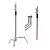 Tripé de Iluminação Century Base C-stand Inox com 330cm de altura - Suporta até 30kg - Imagem 1