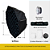 Softbox Octabox Triopod 120cm Greika Encaixe Bowens c/ Grid - Imagem 2