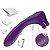 vibrador feminino ponto g clitoris s-hande angels hand roxo - Imagem 2