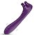 vibrador feminino ponto g clitoris s-hande angels hand roxo - Imagem 4