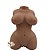 Masturbador Masculino Boneca Morena Seios Vagina e Ânus CyberSkin Realista 5kg - Imagem 2