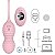 Pompoarismo bolinha tailandesa com vibro Recarregavel s-hande rolling rosa - Imagem 5