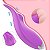 VIBRADOR FEMININO DE CLITÓRIS KISSME S-HANDE ROXO - Imagem 2