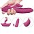 VIBRADOR CLITORIS E PONTO G LIGHTERS MASTURBADOR FEMININO - Imagem 2