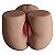 Masturbador Texturizado Realista CyberSkin Vagina e Ânus 3kg - Imagem 5
