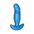 plug anal com vibração vai e vem controle remoto nv toys azul - Imagem 4