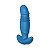 plug anal com vibração vai e vem controle remoto nv toys azul - Imagem 7