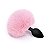 Plug Anal em silicone com pompom colorido - Imagem 3