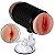 Masturbador Masculino Vagina e Ânus CyberSkin com Suporte Preto e Ventosa - Imagem 1