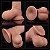 Protese peniana cyberskin lovetoy 19cm x 4,5cm masturbador - Imagem 7