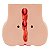 Masturbador Masculino Texturizado CyberSkin Ânus e Vagina - Imagem 5