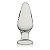 Plug Anal de Vidro oco transparente 3,7cm x 10cm - Imagem 8