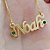 COLAR PERSONALIZADO PRIMEIRO NOME E PEDRA DE ZIRCÔNIA - Imagem 1