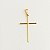 SOMENTE PINGENTE CRUZ PALITO LISA - GRANDE FINA - 05cm x 03cm - Imagem 1