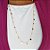 COLAR LONGO CHAPINHAS MEDALHINHAS LISAS 80CM - Imagem 3