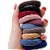 KIT COM 10 ELÁSTICOS SEM COSTURA PARA CABELO -CORES SORTIDAS - Imagem 2