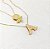 COLAR DUPLO PERSONALIZADO LETRA INICIAL + PINGENTE SEMIJOIA BANHO DE OURO 18K - Imagem 1