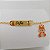 PULSEIRA INFANTIL MENINA PERSONALIZADO COM NOME E PINGENTE SEMIJOIA BANHO DE OURO 18K - Imagem 4