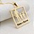 COLAR MASCULINO PERSONALIZADO COM FILHOS E NOMES SEMIJOIA OURO 18K - Imagem 1