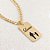 COLAR MASCULINO PERSONALIZADO PLACA COM FILHOS E NOMES SEMIJOIA OURO 18K - Imagem 1
