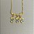 COLAR COM PINGENTE DE FILHOS MÃE DE 3 SEMIJOIA COM BANHO DE OURO 18K - Imagem 3