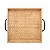 Bandeja Retangular de Fibra Natural com Alça Bali 32,5cm x 30cm x 9,5cm - Wolff - Imagem 3