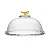 Queijeira Golden Bird 20cm com Tampa Cristal Ecológico - Wolff - Imagem 1