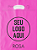 Sacola Plástica Personalizada Rosa - Tamanho 20X30 - Imagem 1