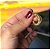 Brinco argola 21mm 3 fios com hachuras torcidos banhado ouro - Imagem 3