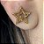 Brinco estrelas banhado ouro - Imagem 4