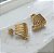 Brinco 7 hastes ear hook banhado ouro - Imagem 1