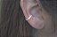 Brinco argola piercing fake banhado prata - Imagem 5