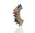Brinco curva ear hook com zircônias cristal ou colorido banhado ouro - Imagem 2