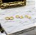 Conjunto brinco 3 argolas ródio 10mm,13mm,16mm banhado ouro - Imagem 2