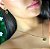 Conjunto trevos esmeralda gargantilha 45+5cm+brinco banhado ouro - Imagem 5