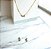 Conjunto infinito cravejado gargantilha 47cm+brinco pontos de luz banhado ouro - Imagem 2