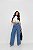 CALÇA WIDE LEG JEANS ESCURO - Imagem 1
