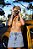 MINI SAIA BASIC JEANS CLARO - Imagem 8