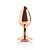 Plug anal Rose Gold Diamond - UN - Imagem 2