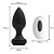 Plug anal vibratório Bottom em silicone com controle e recarregável - Imagem 7