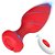 Plug anal vibratório Bottom em silicone com controle e recarregável - Imagem 3