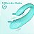 Vibrador de Casal Acqua - Recarregável com controle - Imagem 2