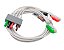 Conjunto Rabicho ECG 5 Vias Compatível Com Mindray e Dixtal - Imagem 1