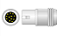CABO ECG 5 VIAS CLIP BOTÃO COMPATÍVEL PHILIPS - Imagem 2